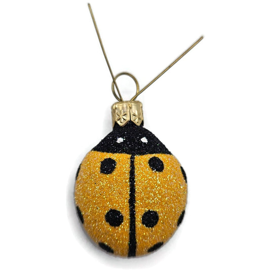 Patricia Breen Ladybug Ladybug Yellow Closed Wing Spring Christmas Tree Ornament