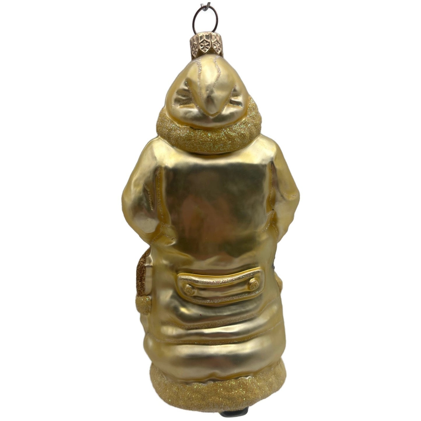 Patricia Breen Santa For Kevin Fall Yellow Flowers Christmas Tree Ornament