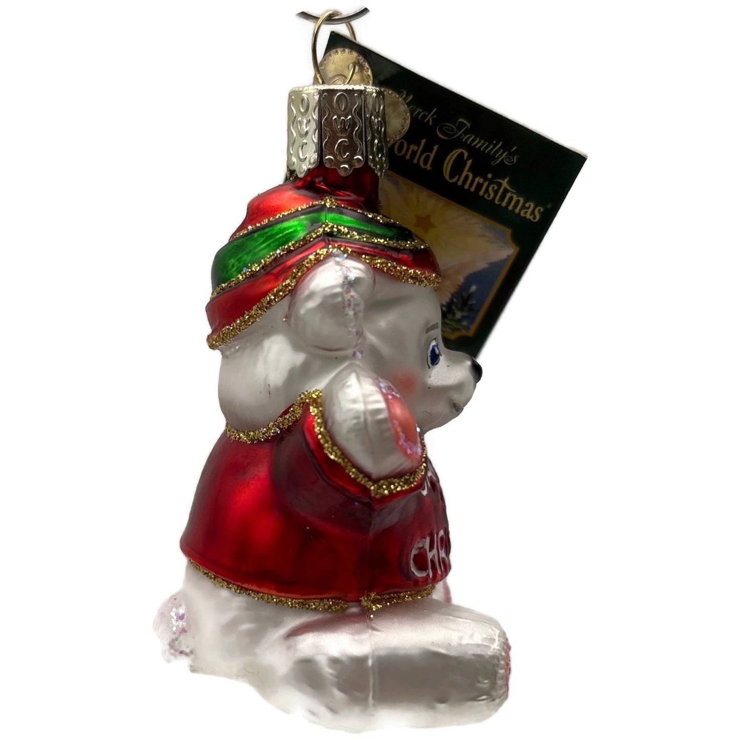 Old World Christmas Baby's 1st Christmas Teddy Bear OWC Christmas Tree Ornament