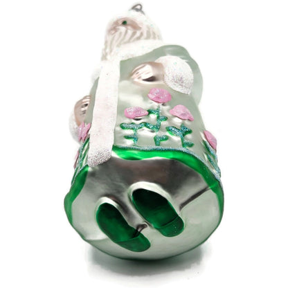 Patricia Breen Santa of the Windsor Salmon Rose Pearl Spring Christmas Ornament