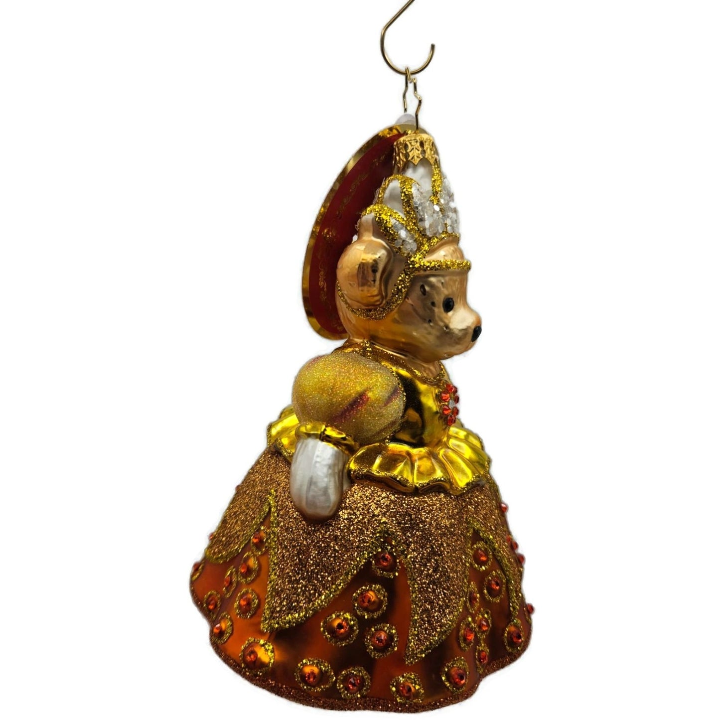 Christopher Radko Muffy Millennium Memory Gold Bear Christmas Ornament 1022544