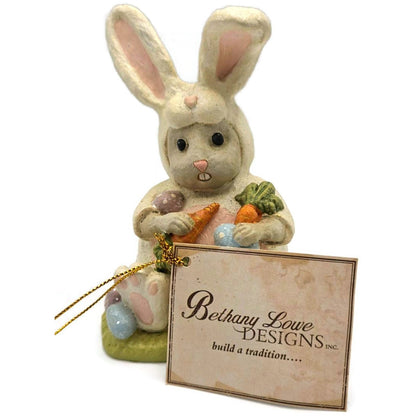Bethany Lowe Spring Time Nibbles Mouse in Bunny Costume Easter Holiday Figurine
