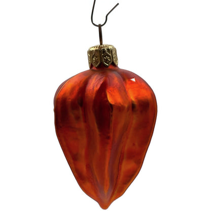 Patricia Breen Walk in the Woods Orange Chinese Lantern Plant Fall Ornament 9651