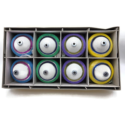 Christopher Radko Shiny Brite Snow Tops Reflector Christmas Tree Ornament Set