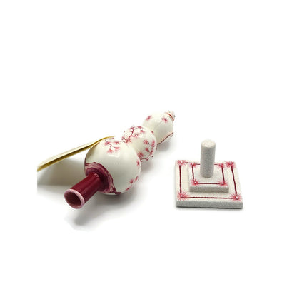 Patricia Breen Mini Chameleon Finial Bordeaux Red Spring Christmas Ornament 2878