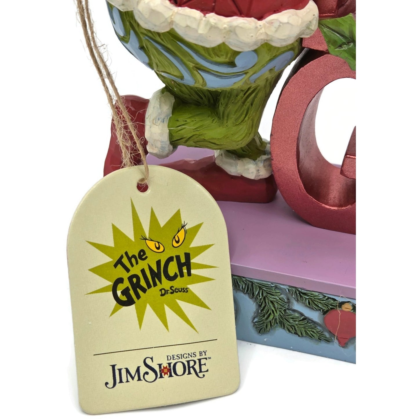 The Grinch Merry Grinchmas Christmas Jim Shore Dr. Seuss Whimsical Sign 6015221
