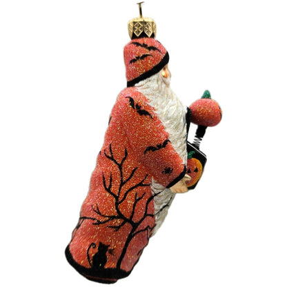 Patricia Breen Jack in the Box Santa Orange With Pumpkin Halloween Ornament NM