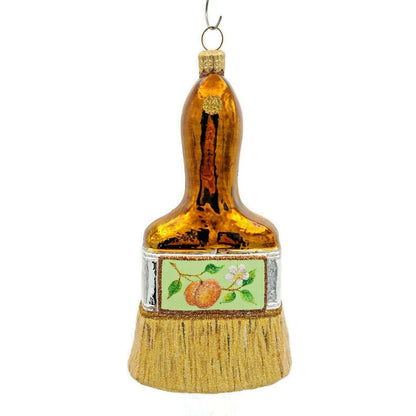 Patricia Breen PB Paint Brush Peach Art Christmas Tree Ornament Peachtree Place