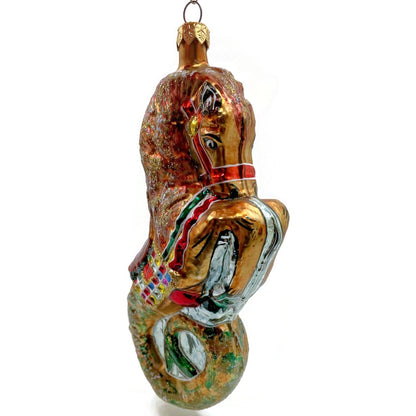 Christopher Radko Neptunes Charge Seahorse Nautical Christmas Ornament 95-113-0