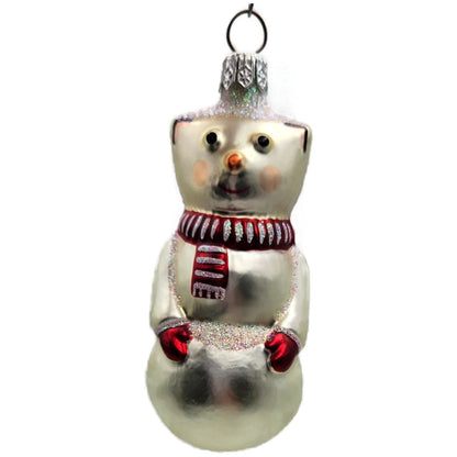 Patricia Breen Snowcat With Red Scarf Pearl Christmas Tree Signed Ornament