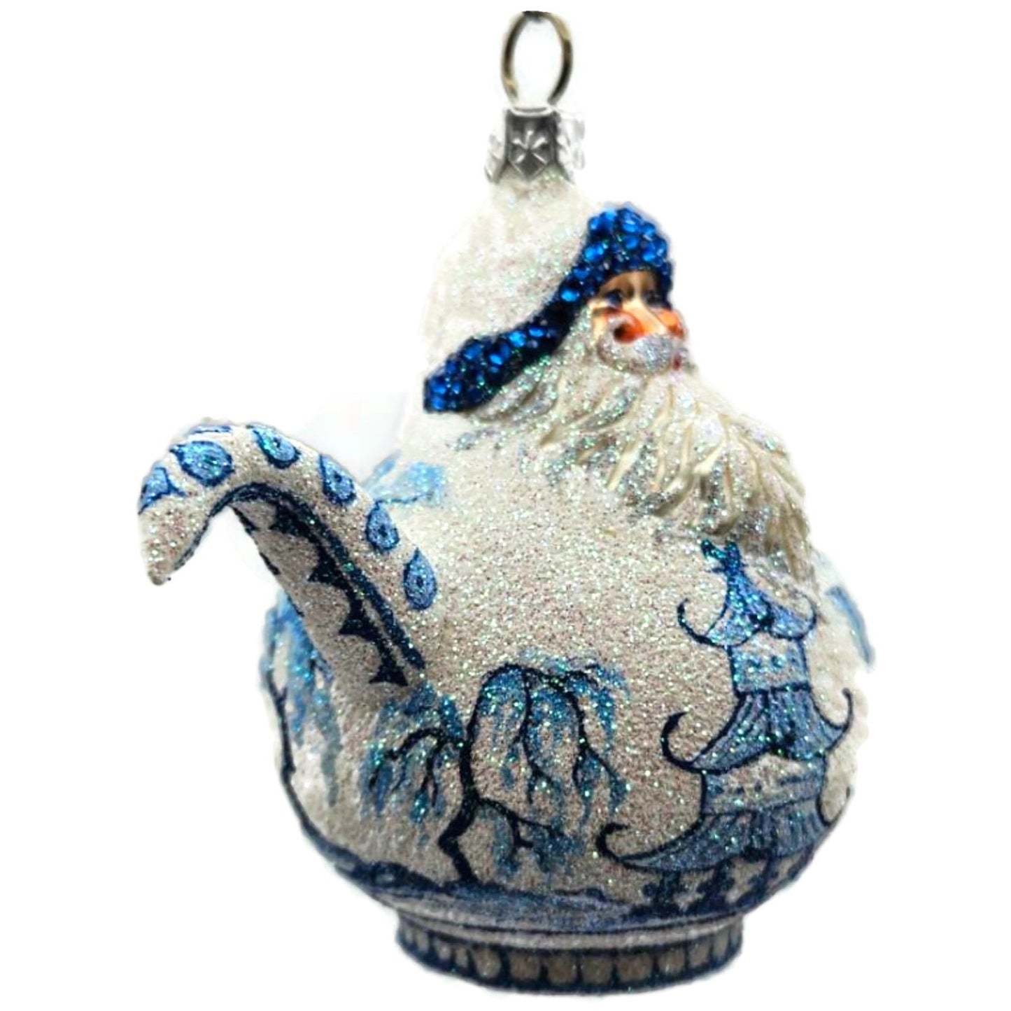 Patricia Breen And Cream Too Blue Willow Spring Christmas Tree Ornament CATZ