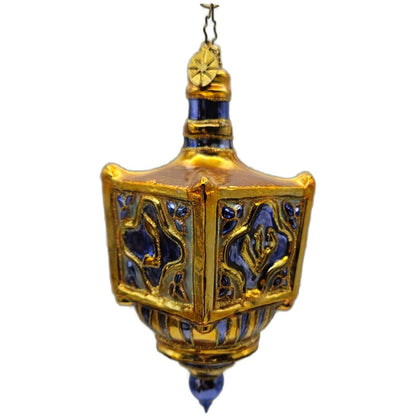 Christopher Radko Dream Spinner Gold Dreidel Hanukkah Christmas Ornament 1011277