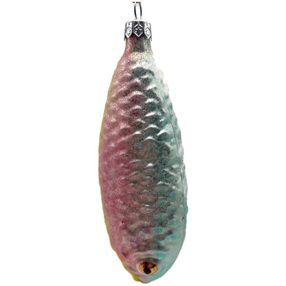 Christopher Radko Rainbow Trout Fish Glass Christmas Tree Ornament 91-017-0