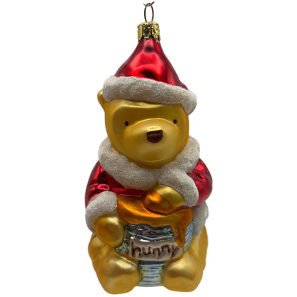 Winnie the Pooh Bear Honey Santa Hat Christmas Ornament Midwest Of Cannon Falls