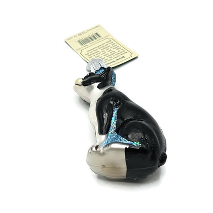 Old World Christmas Boston Terrier Dog Pet Animal Christmas Holiday Ornament OWC