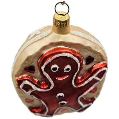 Christopher Radko Ginger Hearts Red Gingerbread Man Christmas Ornament 96-239-0