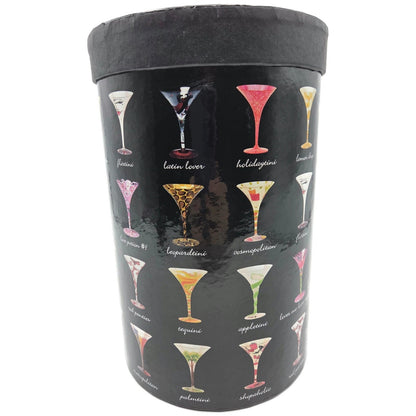 Lolita Leopardtini Love My Martini Cocktail Glass Hand Painted Animal Print