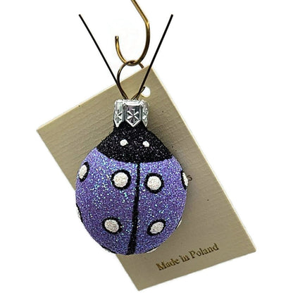 Patricia Breen Ladybug Ladybug Lavender Closed Wing Spring Christmas Ornament