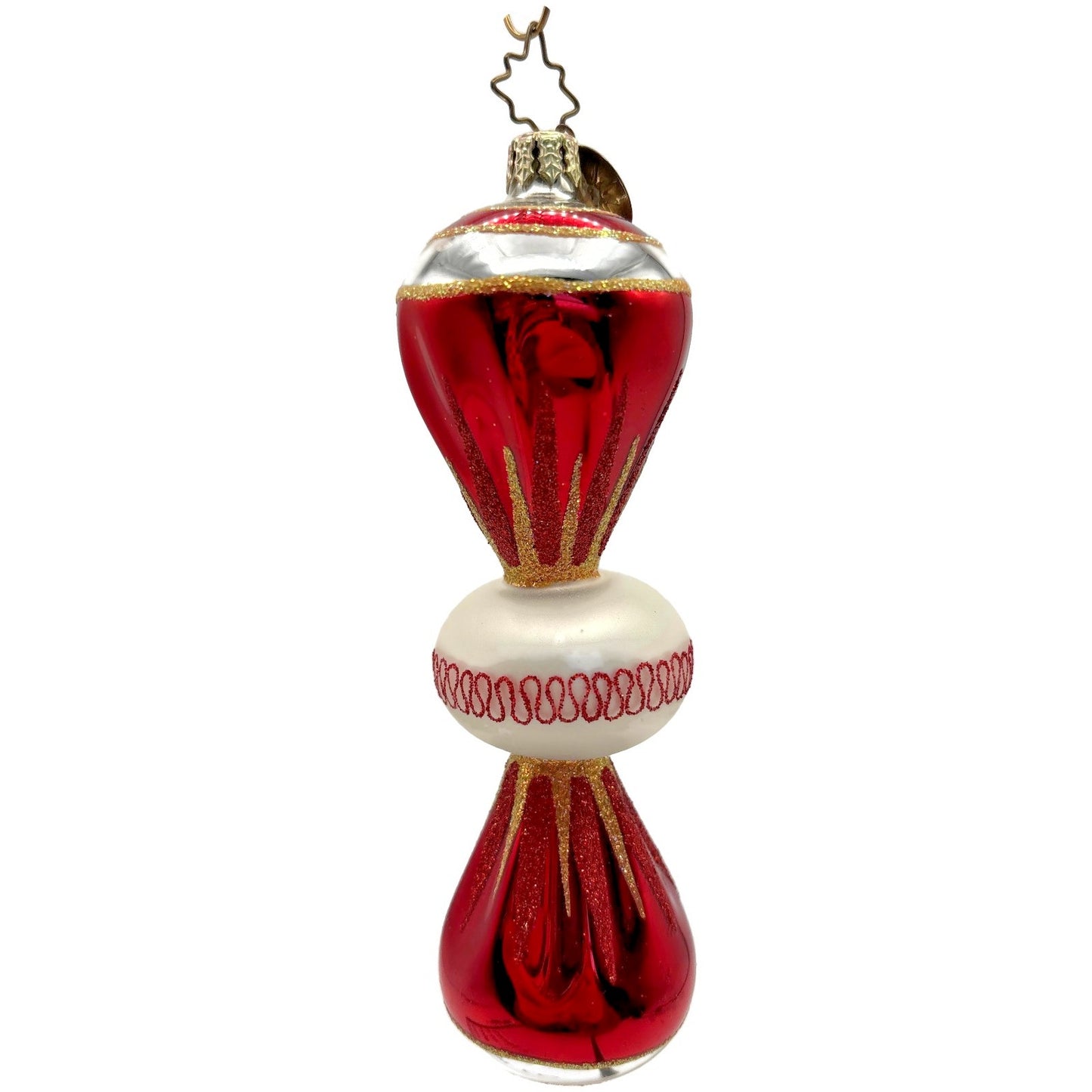 Christopher Radko Fantasia Party Pop Red Christmas Tree Ornament 1010454