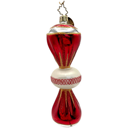 Christopher Radko Fantasia Party Pop Red Christmas Tree Ornament 1010454