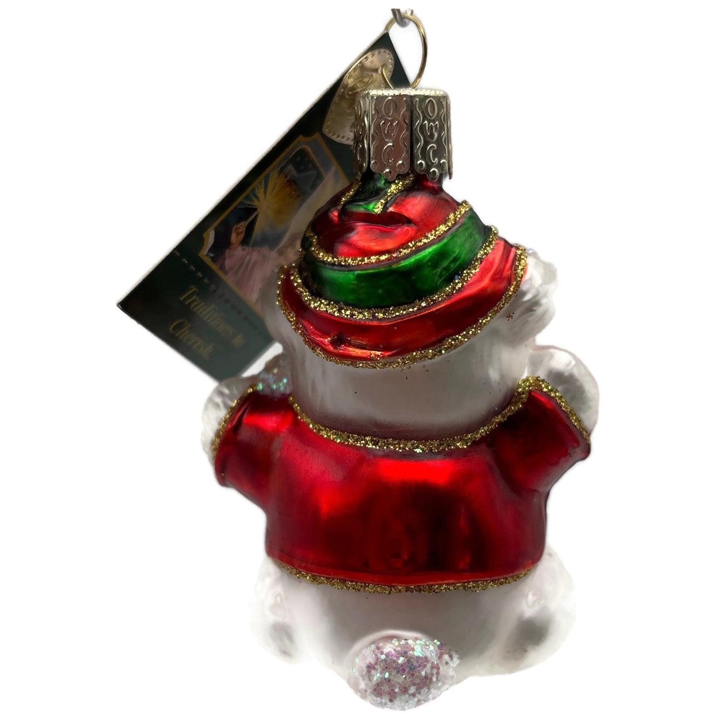 Old World Christmas Baby's 1st Christmas Teddy Bear OWC Christmas Tree Ornament