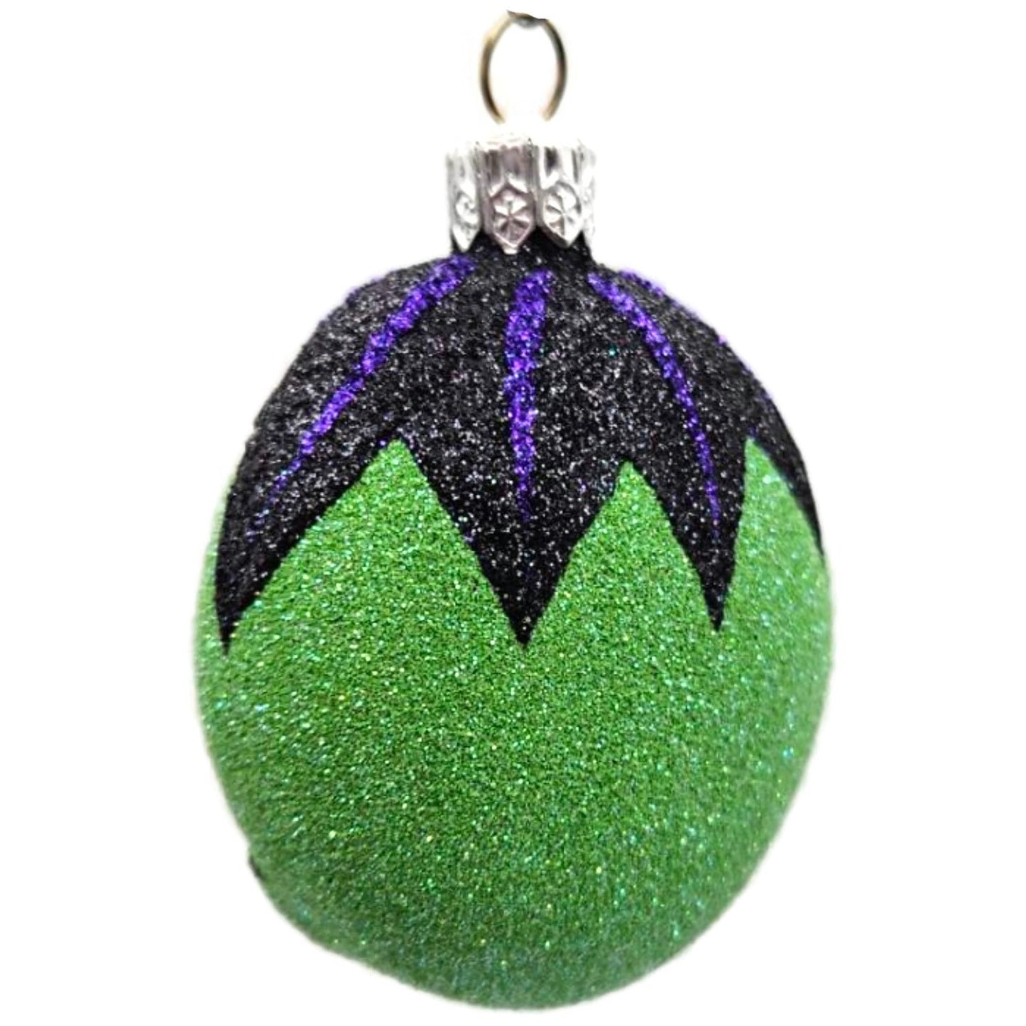 Patricia Breen Dracula Medallion Frank Black Green Halloween Christmas Ornament