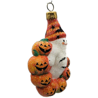 Patricia Breen Jack-o-Wreath Bat Orange Pumpkins Halloween Christmas Ornament