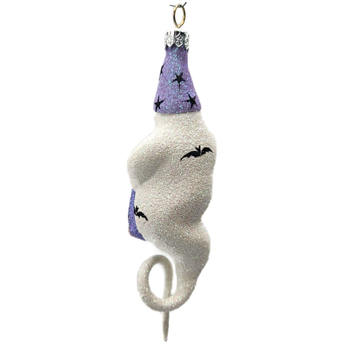 Patricia Breen Halloween Trickster Cat Lavender Ghost Christmas Ornament 2321
