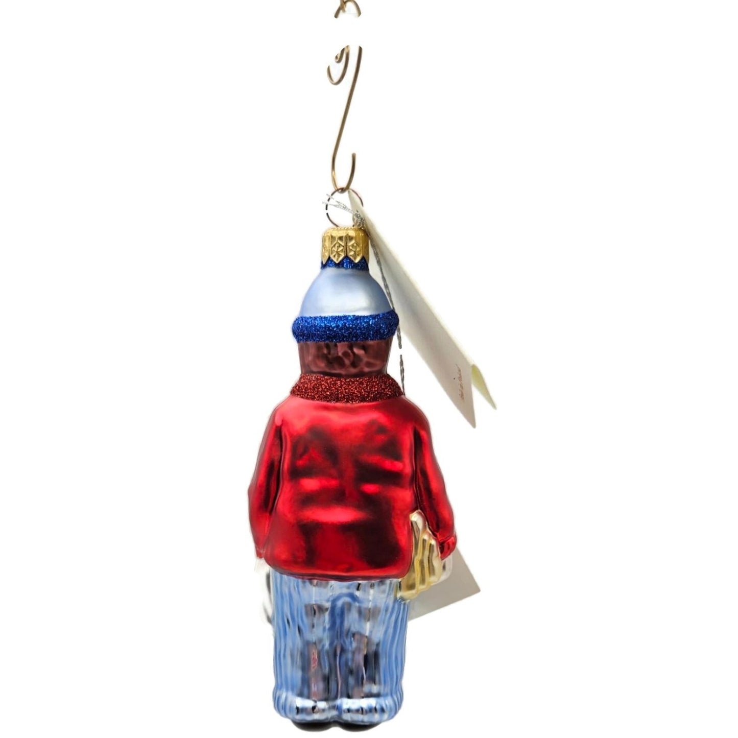 Patricia Breen Henrys First Day Of School Red Blue Signed Christmas Ornament