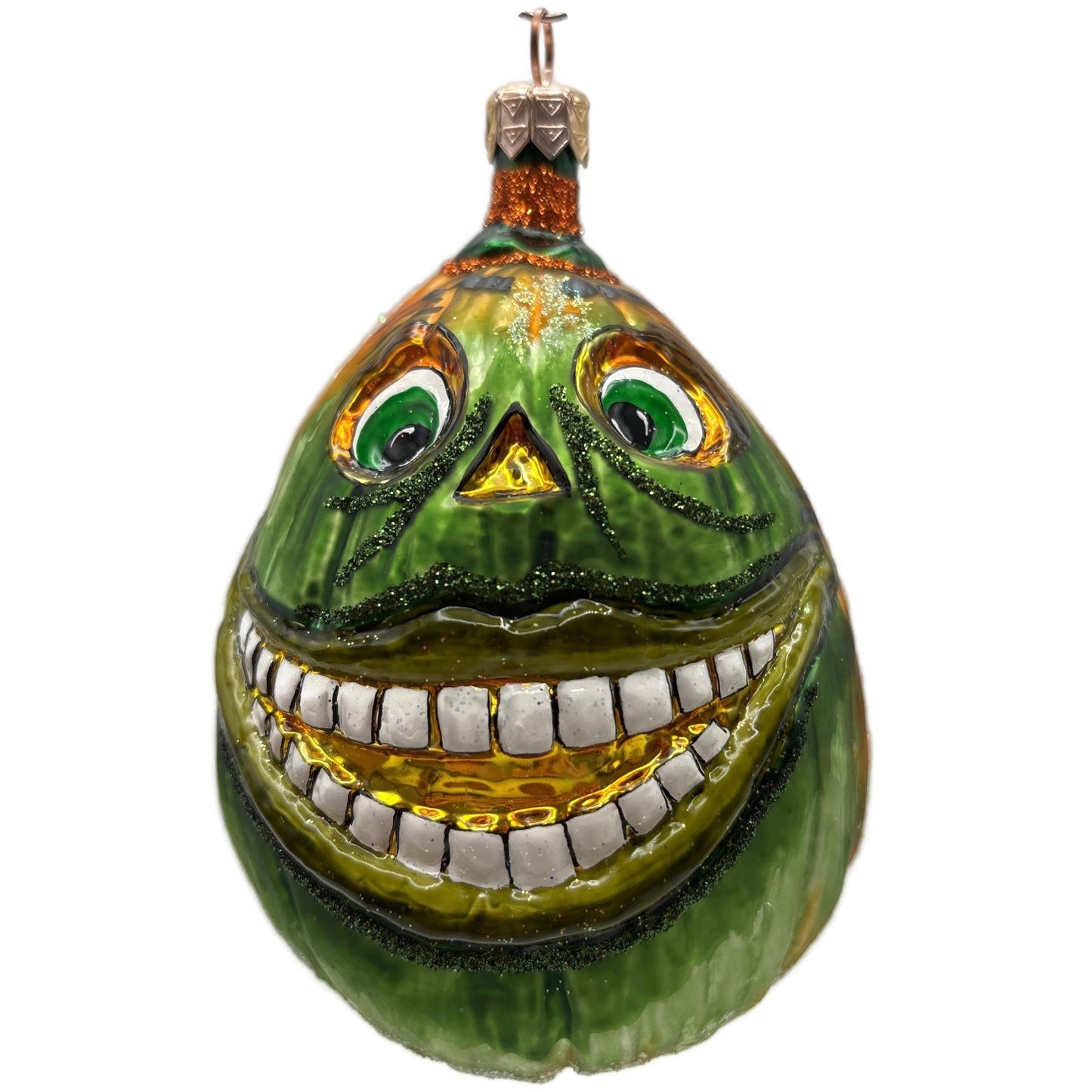 Slavic Treasures Giddy Gourd Squash Halloween Spooky Christmas Tree Ornament