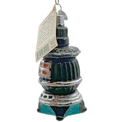 Old World Christmas 2008 Potbelly Stove Black Americana OWC Ornament Decoration