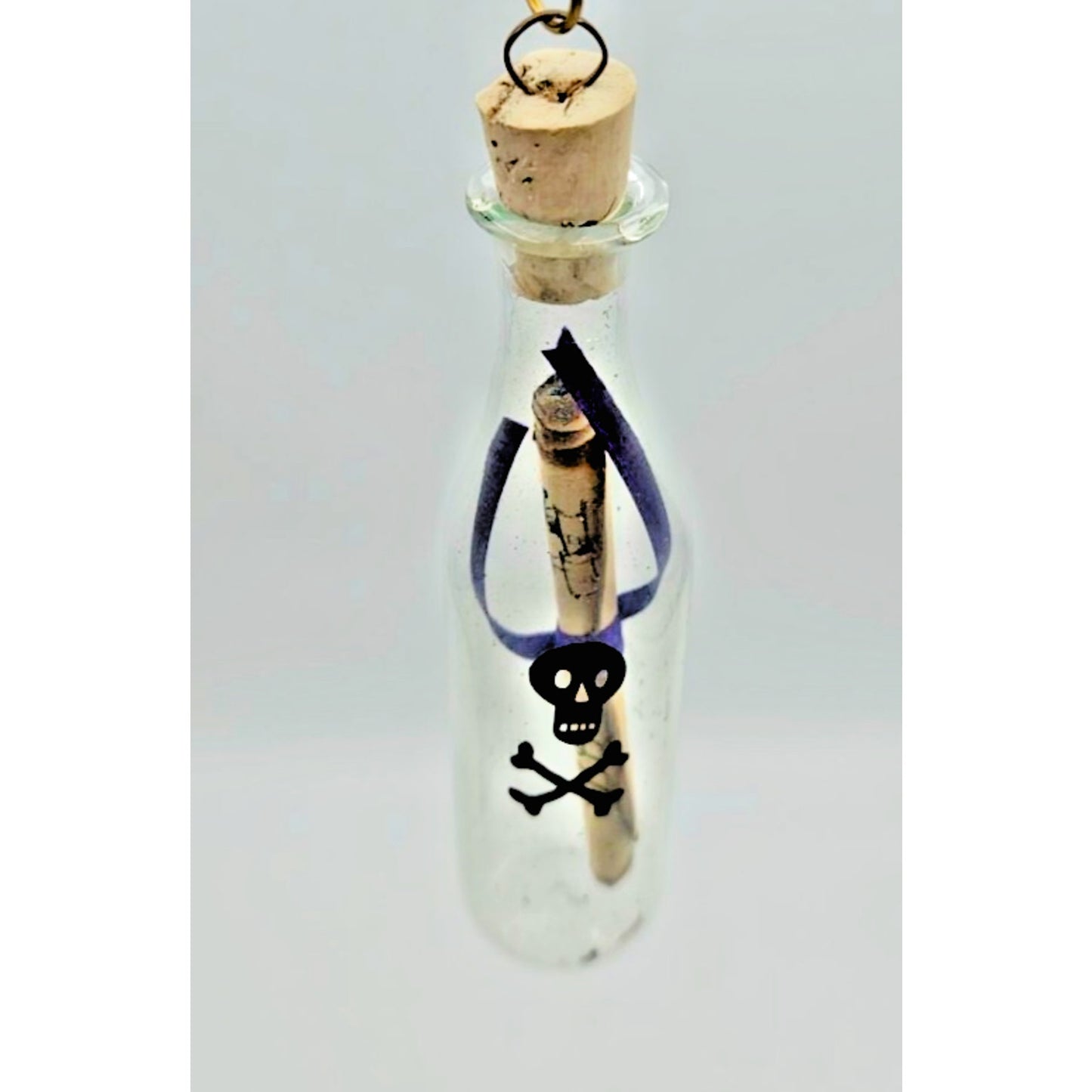 Patricia Breen 1997 Pirate Rex Bottle Map Christmas Ornament 9700CATZ Poland