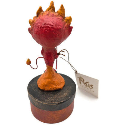 Rucus Studio Scott Smith Little Red Roaster Devil Figure Halloween Container