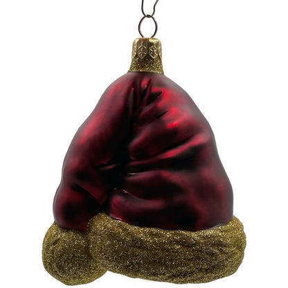 Patricia Breen Ornament Hats Off to Santa Bordeaux Christmas Tree Signed Decor