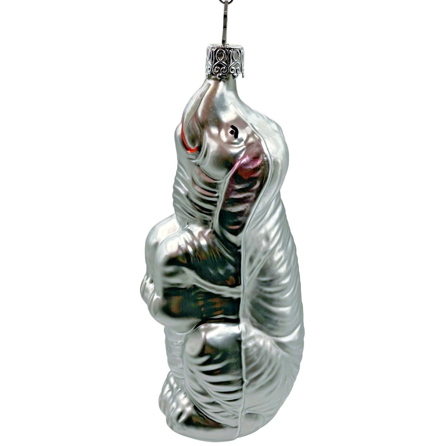 Jumbo Elephant Circus Inge Glass Ornament Silver Old World Christmas Tree German