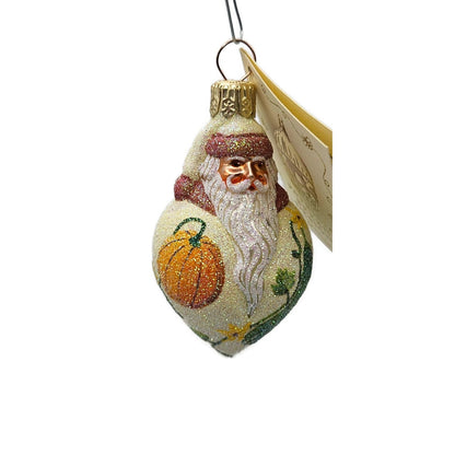 Patricia Breen Miniature Santa Poeticus Gourds Fall Christmas Tree Ornament