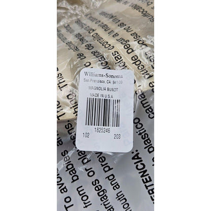 Magnolia Bundt Cake Pan Flower Non Stick 10 Cup Williams Sonoma Nordic Ware