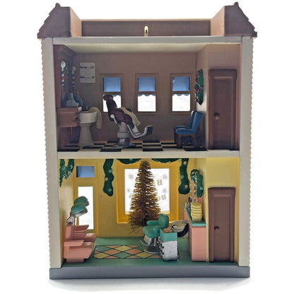 Hallmark Barber Beauty Nostalgic Shops 2004 Christmas Keepsake Ornament House