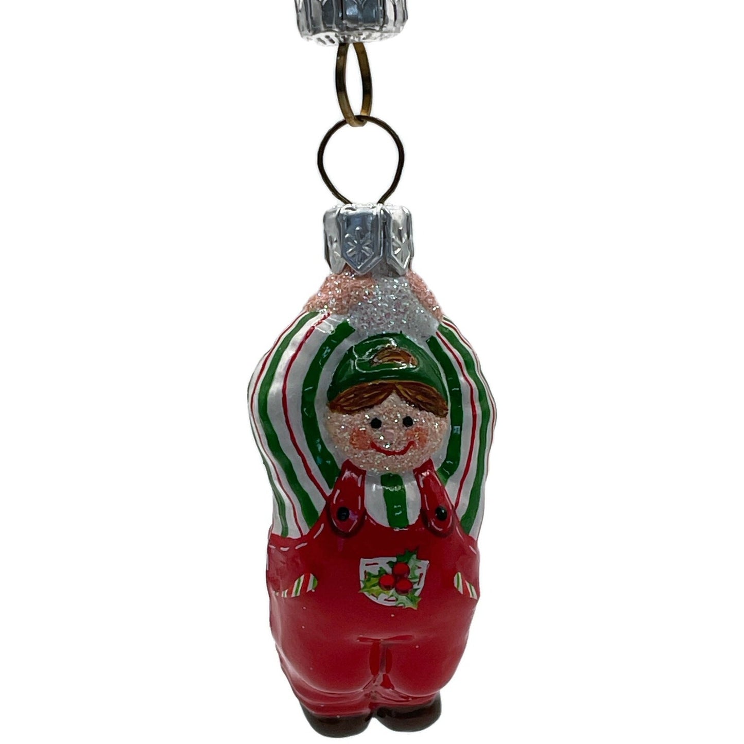 Patricia Breen Ornament Miniature Balloon Boy Holly Topiary Christmas Tree Decor