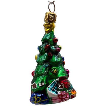 Christopher Radko Spruced Up Spruce Little Gems Holiday Glass Ornament 97-152-0