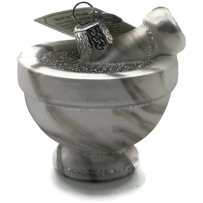 OWC Mortar Pestel Ornament Tool Kitchen Appliance Old World Christmas Tree Decor