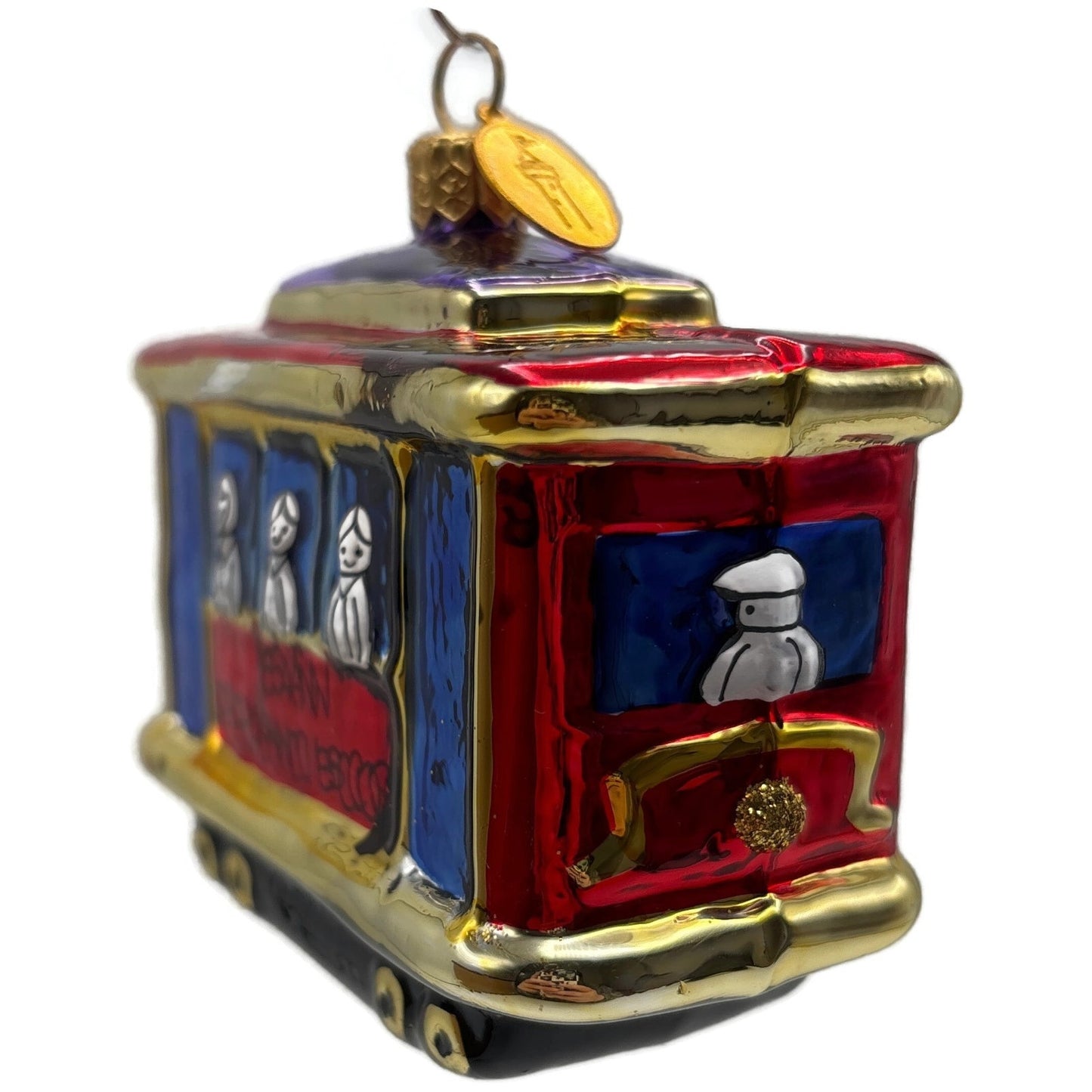 Landmark Creations Cable Car San Francisco California Christmas Tree Ornament