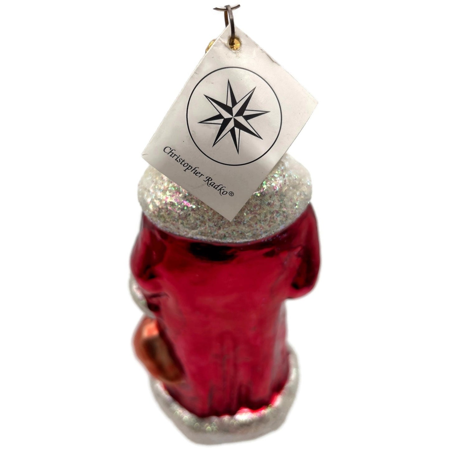 Christopher Radko Russian Santa Claus Red Robe Christmas Tree Ornament 91-112-1