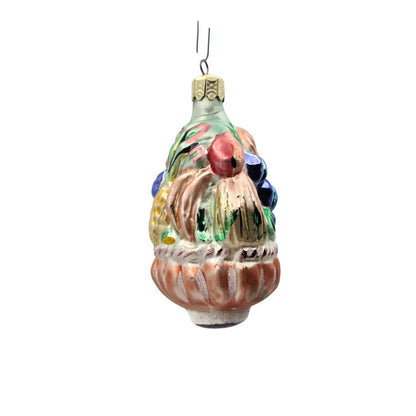 Christopher Radko Harvest Basket Fall Vegetables Fruit Christmas Ornament 94-233