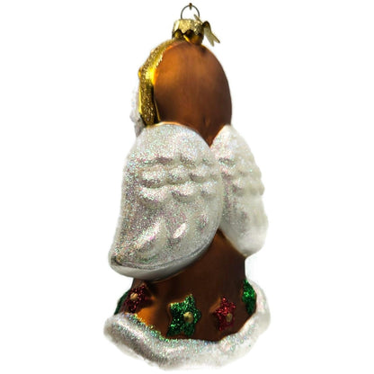 Gingerbread Angel Glass OWC Holiday Christmas Tree Ornament Old World Christmas