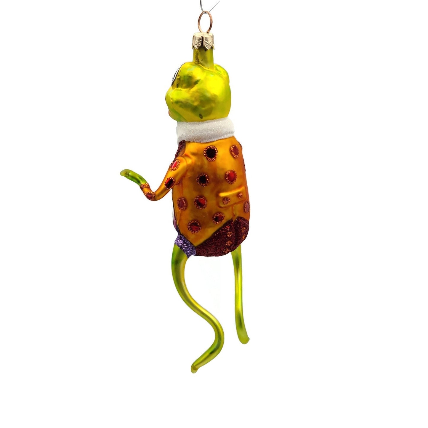 Slavic Treasures Mr Happy Hoppy Frog Halloween Tree Ornament 99-146-A-FB