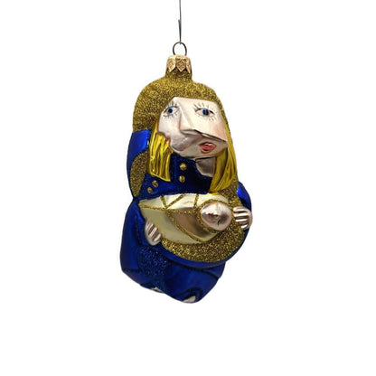 Patricia Breen Madonna for Pablo Blue Baby Jesus Christmas Holiday Tree Ornament