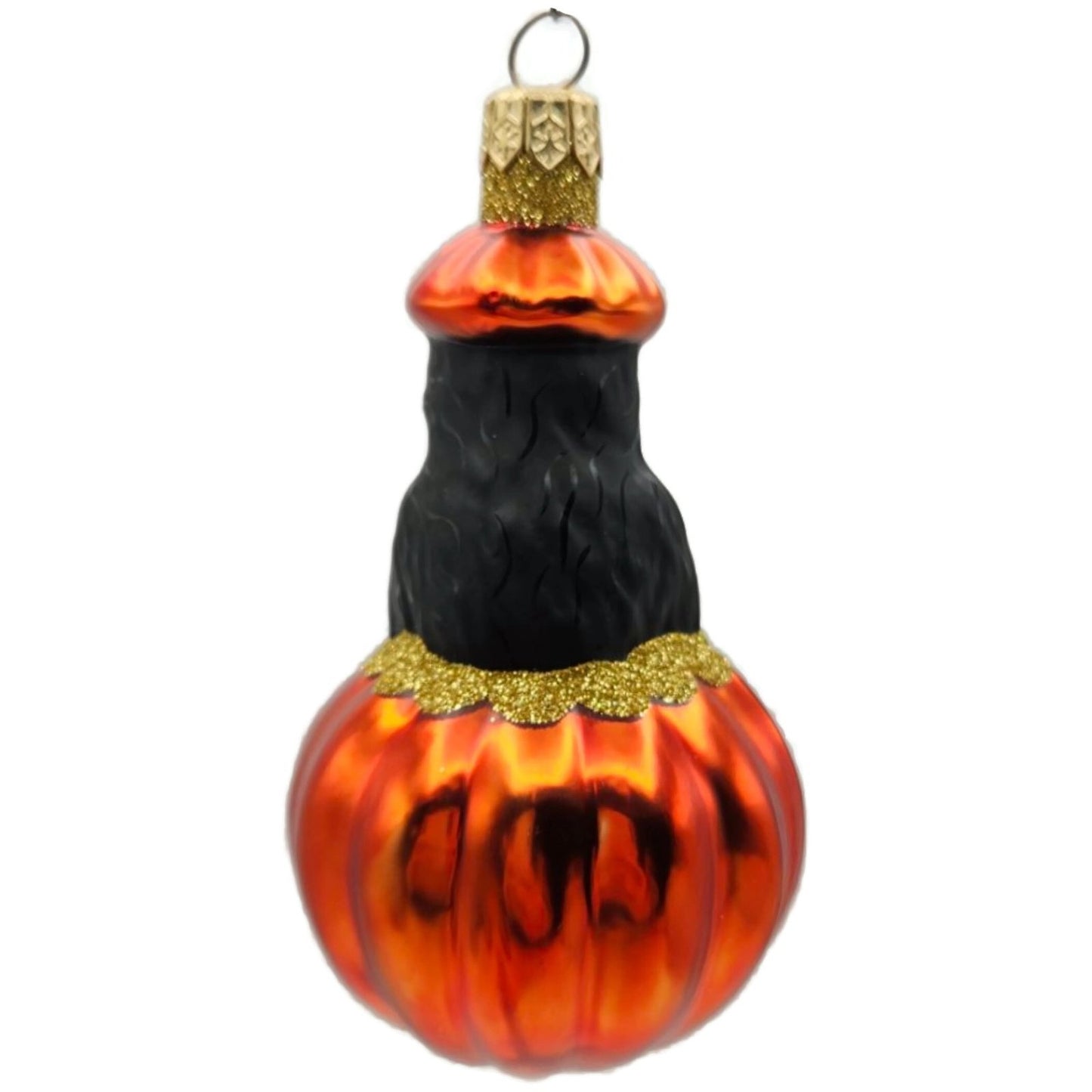 Patricia Breen Halloween Cat-O-Lantern Orange Pumpkin Gold Christmas Ornament