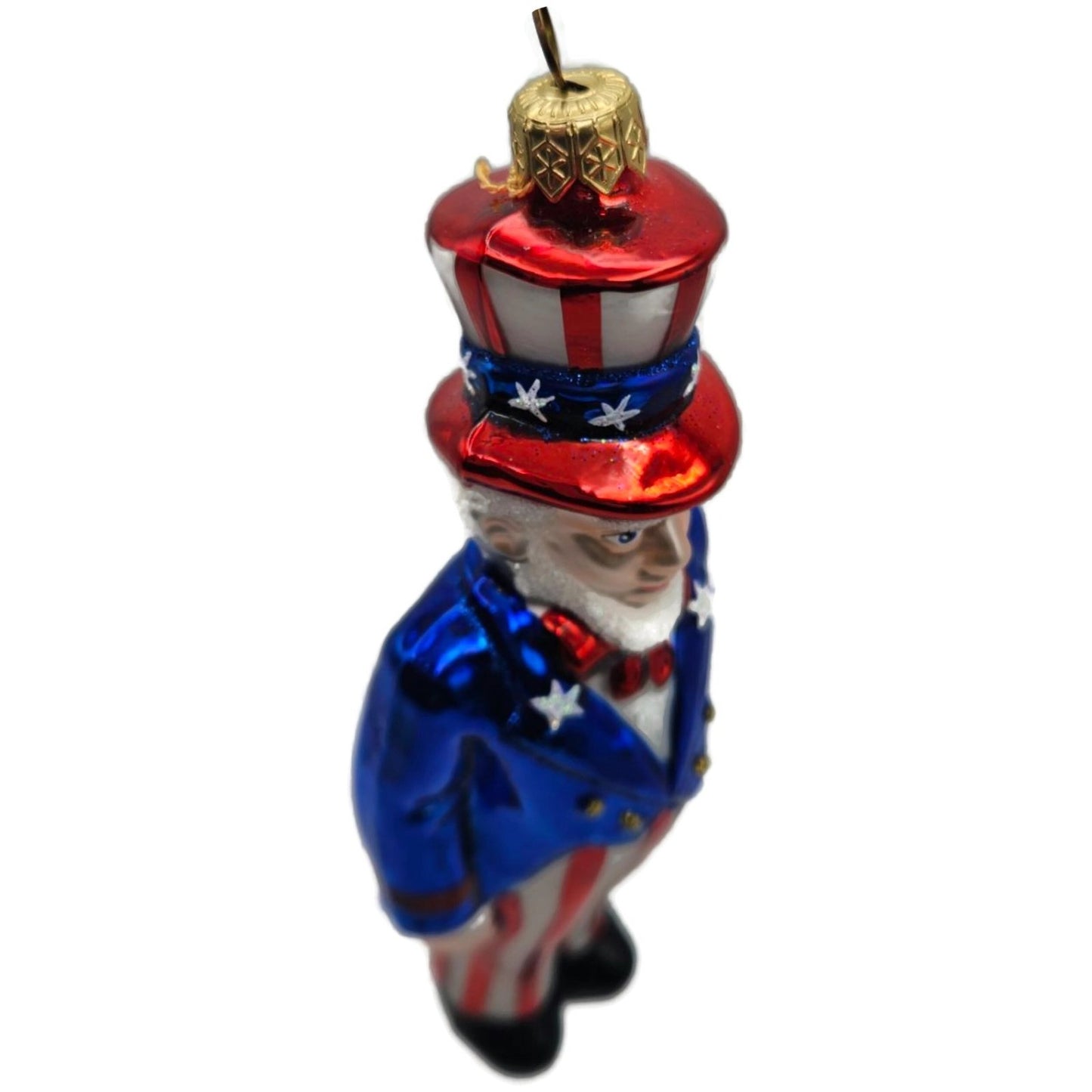 Uncle Sam Patriotic July 4th Christmas Ornament Polonaise By Komozja Kurt Adler