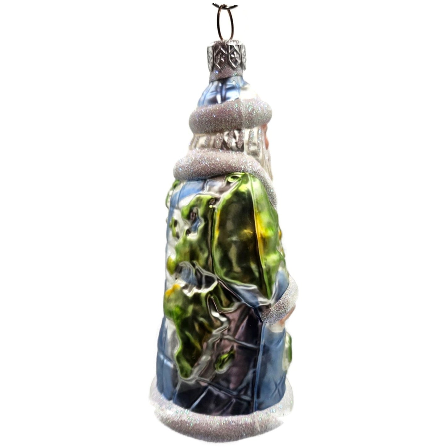 Patricia Breen Global Santa Claus Travel World Map Coat Christmas Tree Ornament